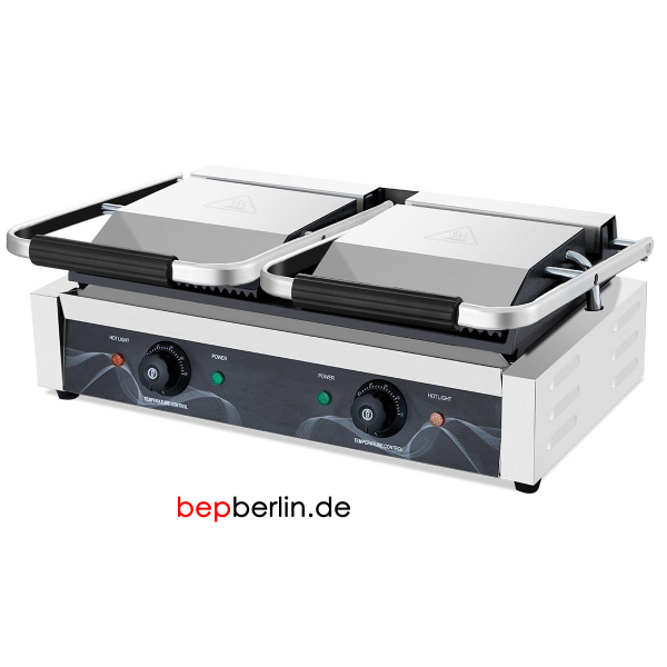 Elektro Kontaktgrill 568x395x210mm oben gerillt & unten glatt, 3,6kW - 24kg